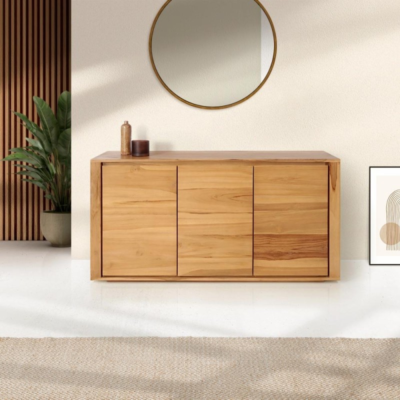 Anrichte aus massivem Teakholz 160 cm - Yseult