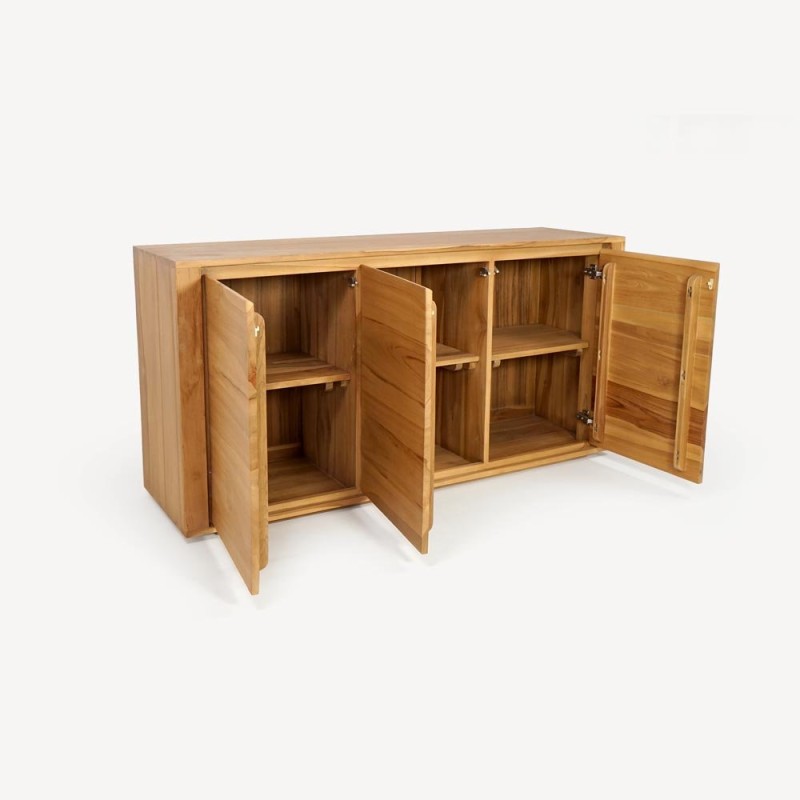 Anrichte aus massivem Teakholz 160 cm - Yseult