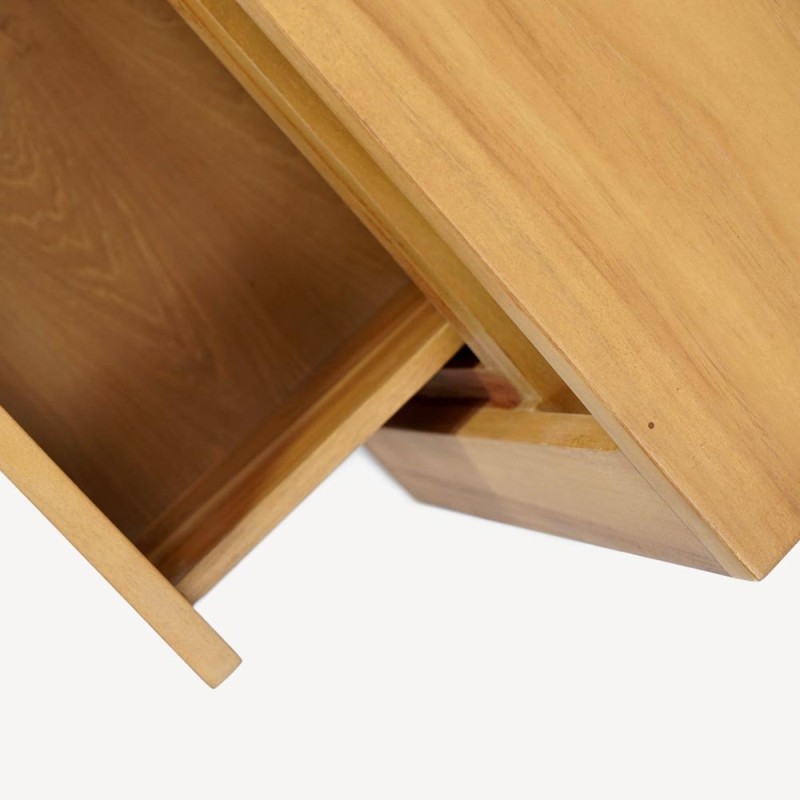 TV-Möbel aus massivem Teakholz 140 cm - Yseult