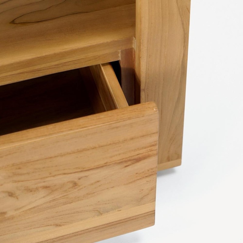 TV-Möbel aus massivem Teakholz 200 cm - Yseult