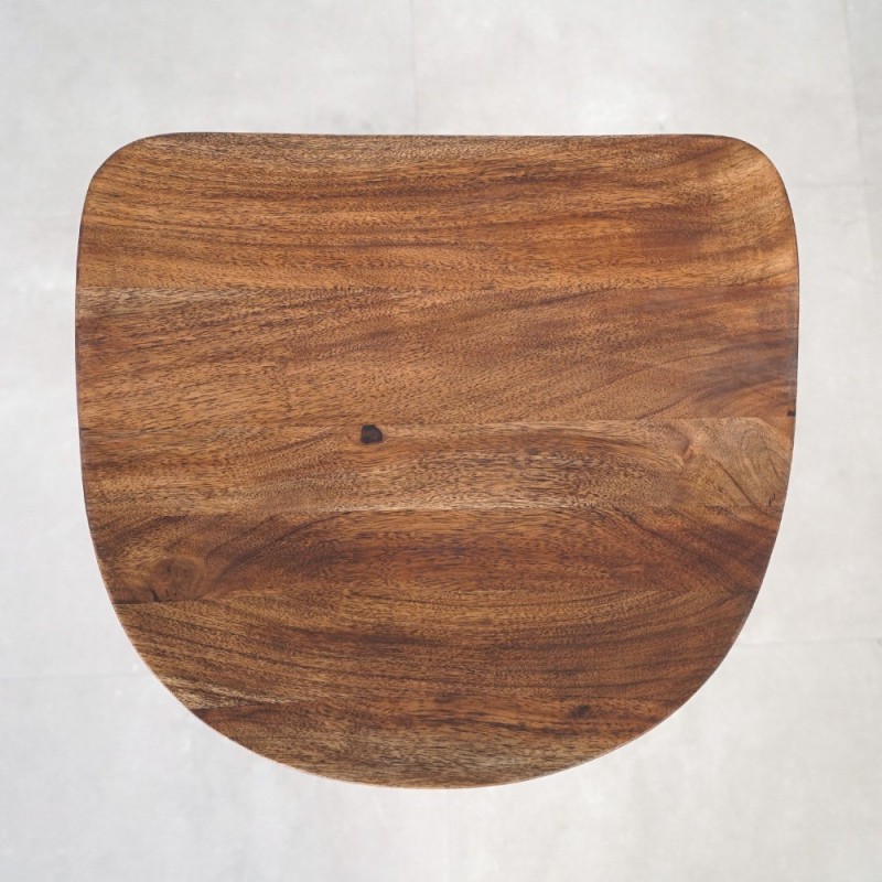 Barhocker aus Stahl und Holz - Oasis