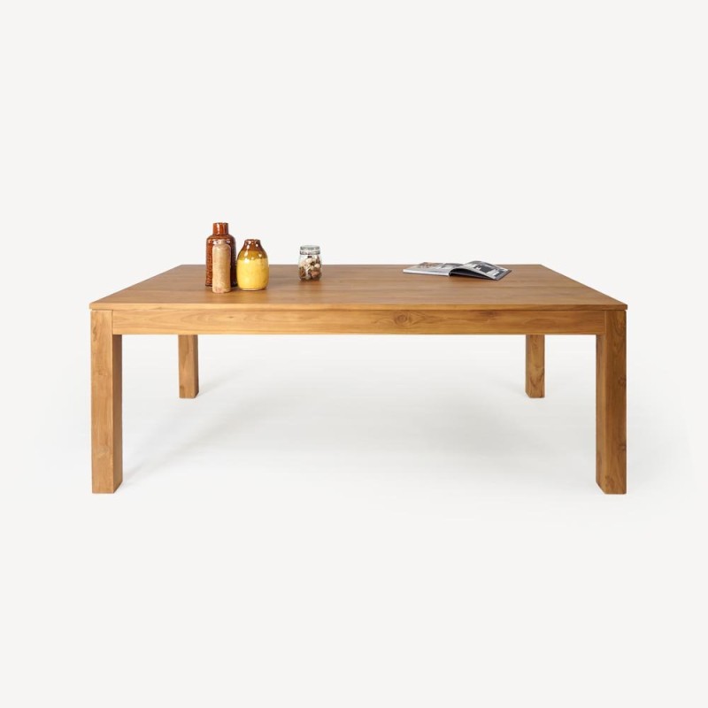 Esstisch aus massivem Teakholz 200 cm - Ayu