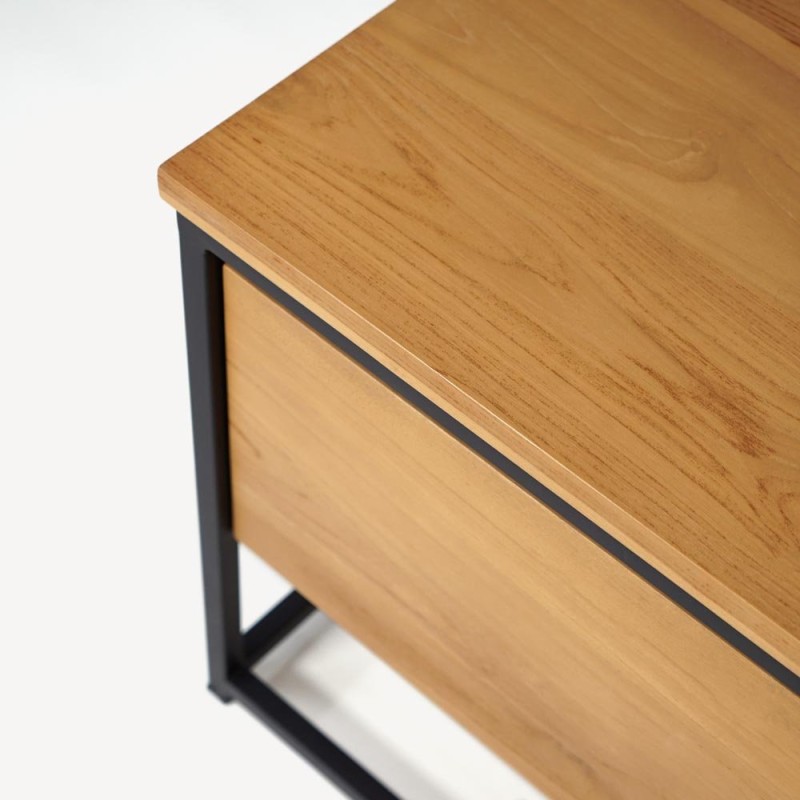 TV-Möbel aus massivem Teakholz 140 cm - Laila
