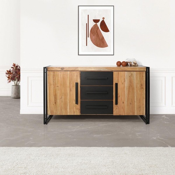 2-türiges industrielles Sideboard Liverpool