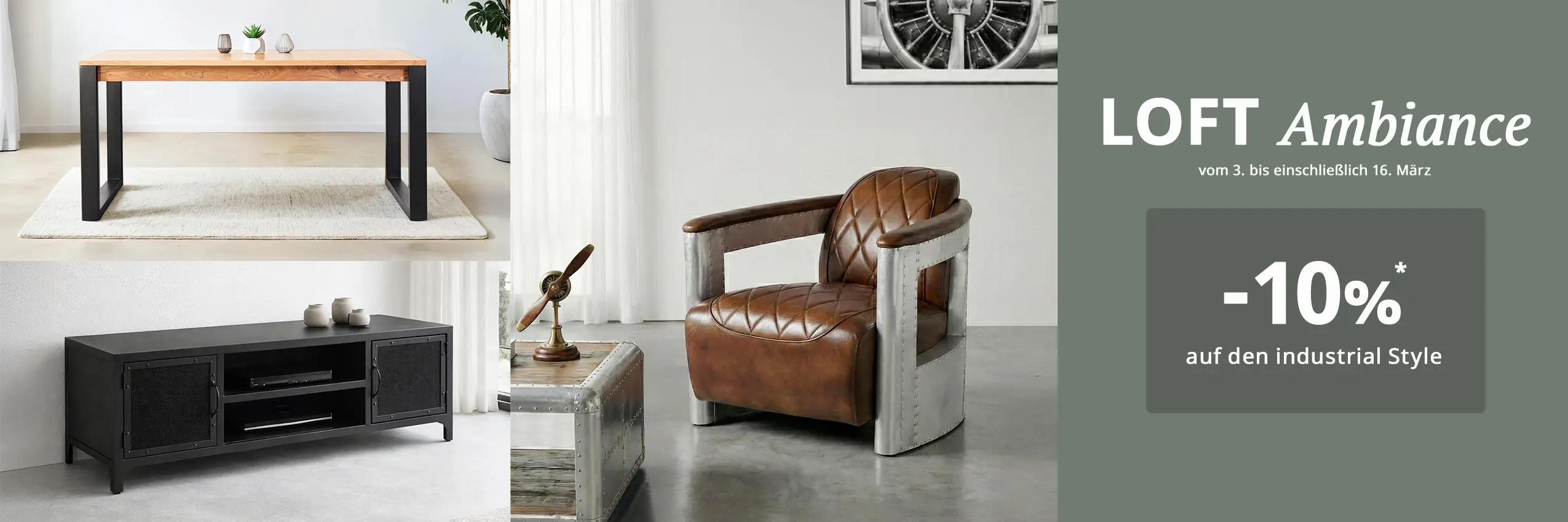 LOFT Ambiance - Profitieren Sie von -10%* auf die industrial Style